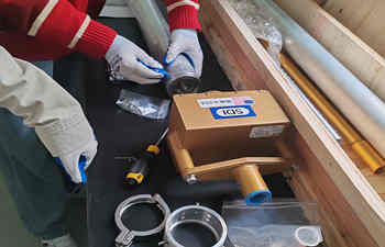 電動(dòng)底泥鉆機(jī)淺水型完成交付工作